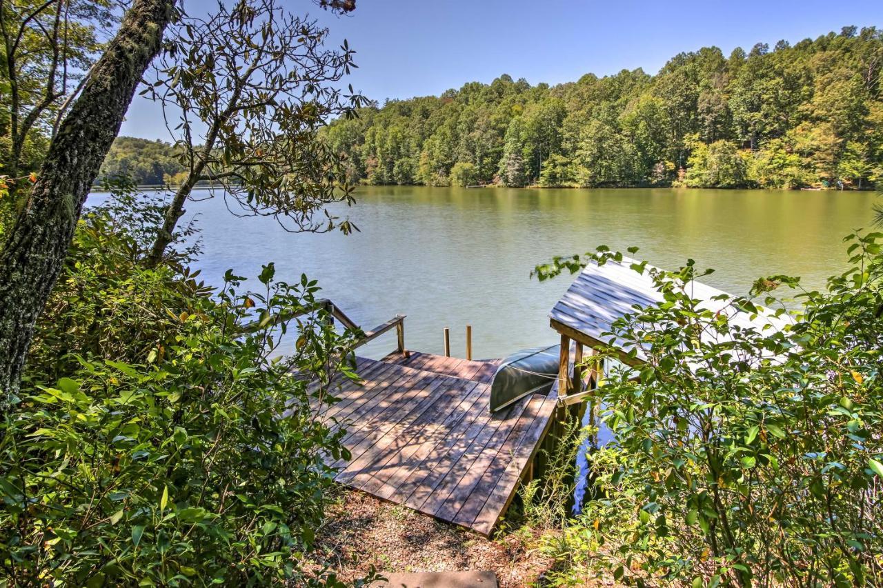 Lakefront Mountain Rest Cottage With Gas Fireplace! Walhalla Exterior photo