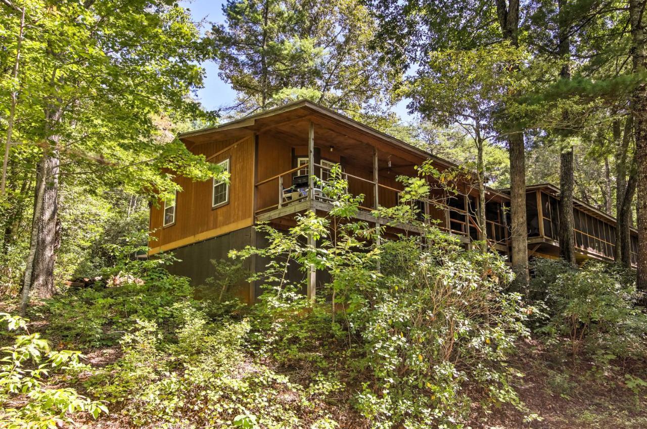Lakefront Mountain Rest Cottage With Gas Fireplace! Walhalla Exterior photo