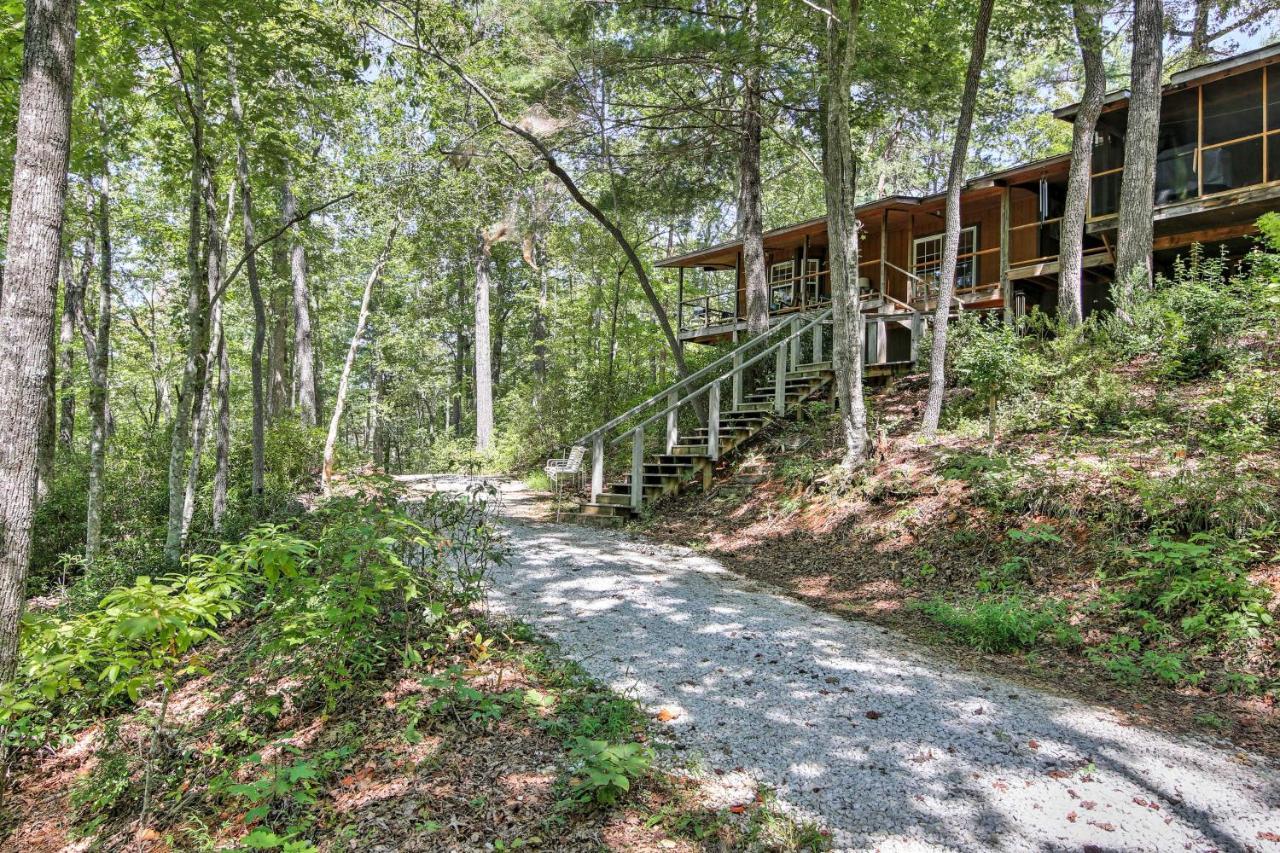 Lakefront Mountain Rest Cottage With Gas Fireplace! Walhalla Exterior photo